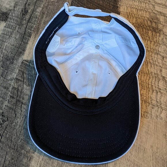 Oakley Hydrolix Hat Strapback Lightweight White Polyester Baseball Cap - Picture 5 of 6